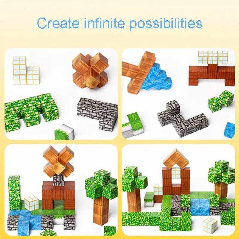  Magnetic Building Blocks Storage Box For STEM Learning -  ToylandEU™