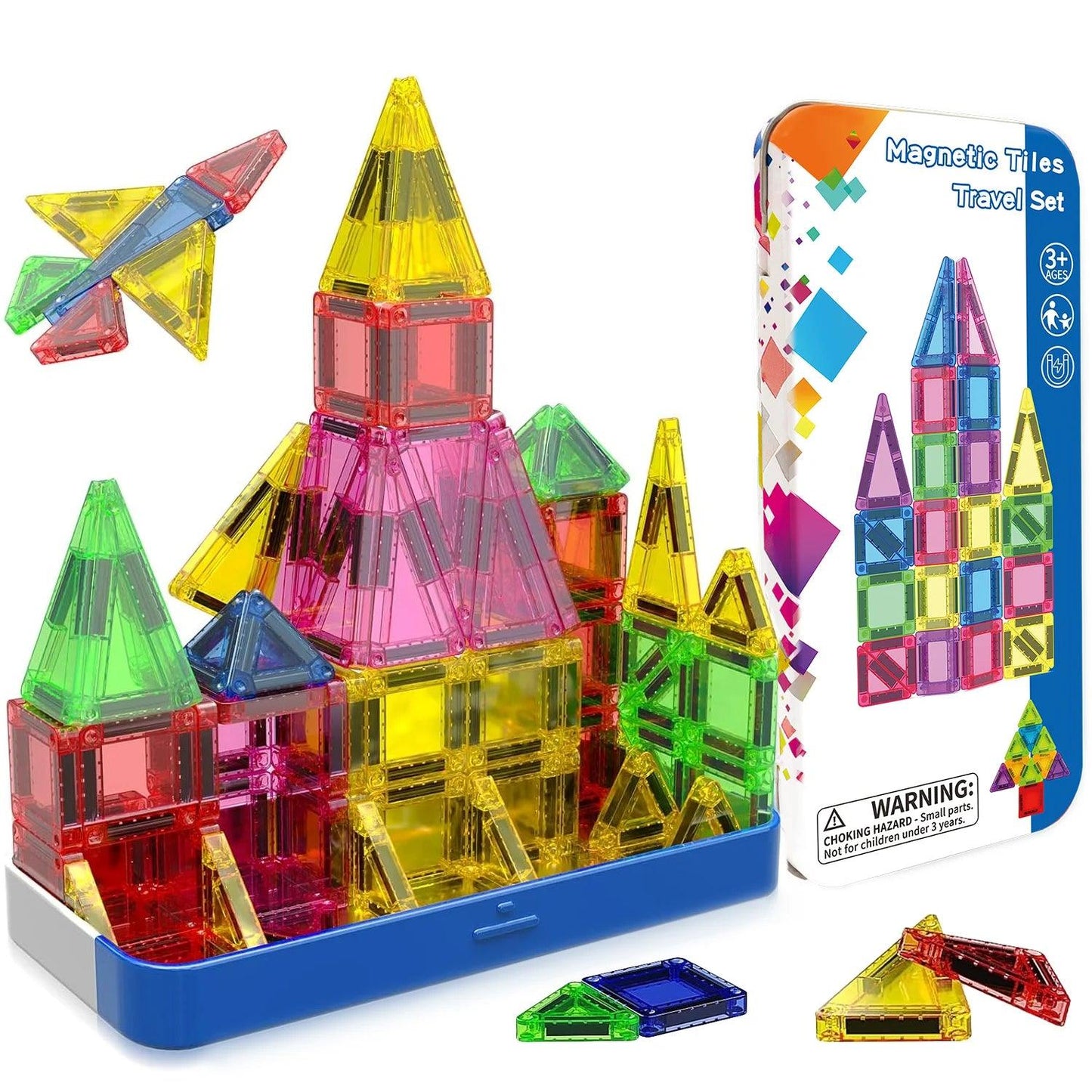  Magnetic Building Blocks | Storage Box | Toylandeu™ 
