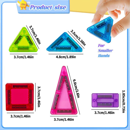  Magnetic Building Blocks | Storage Box | Toylandeu™ 
