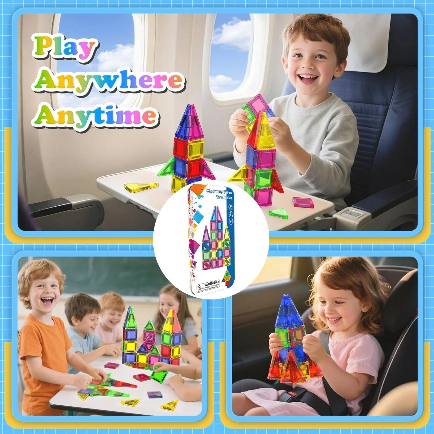  Magnetic Building Blocks | Storage Box | Toylandeu™ 