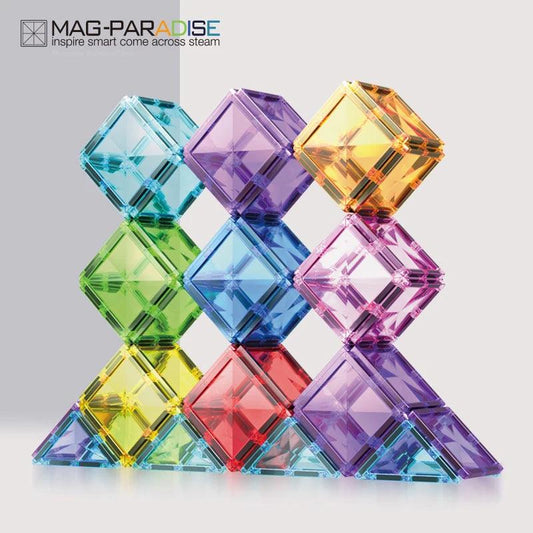  Magnetic Building Blocks | Strong Magnets | Toylandeu™ 