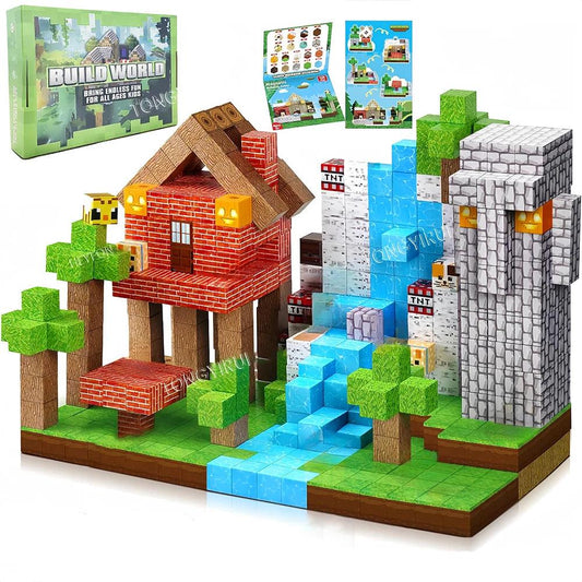  Magnetic Building Blocks Toy|STEM Sensory|Toylandeu™ 