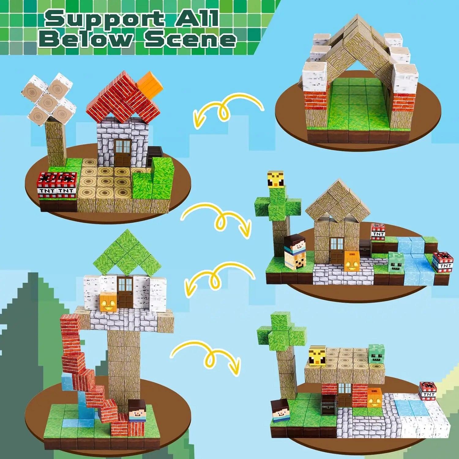  Magnetic Building Blocks Toy|STEM Sensory|Toylandeu™ 