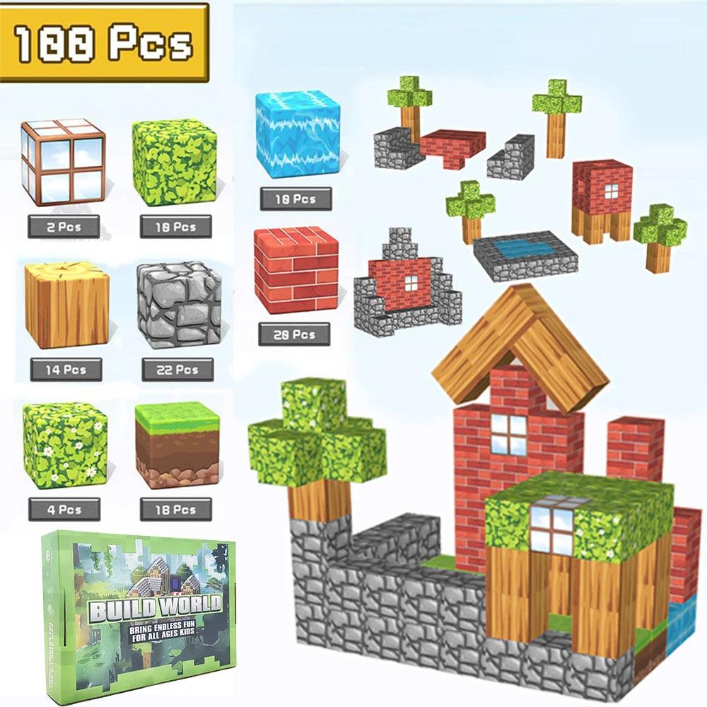  Magnetic Building Blocks Toy|STEM Sensory|Toylandeu™ 