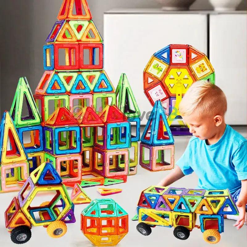  Magnetic Building Blocks for Kids Big Size Plus Set -  ToylandEU™