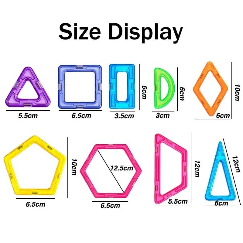  Magnetic Building Blocks for Kids Big Size Plus Set -  ToylandEU™