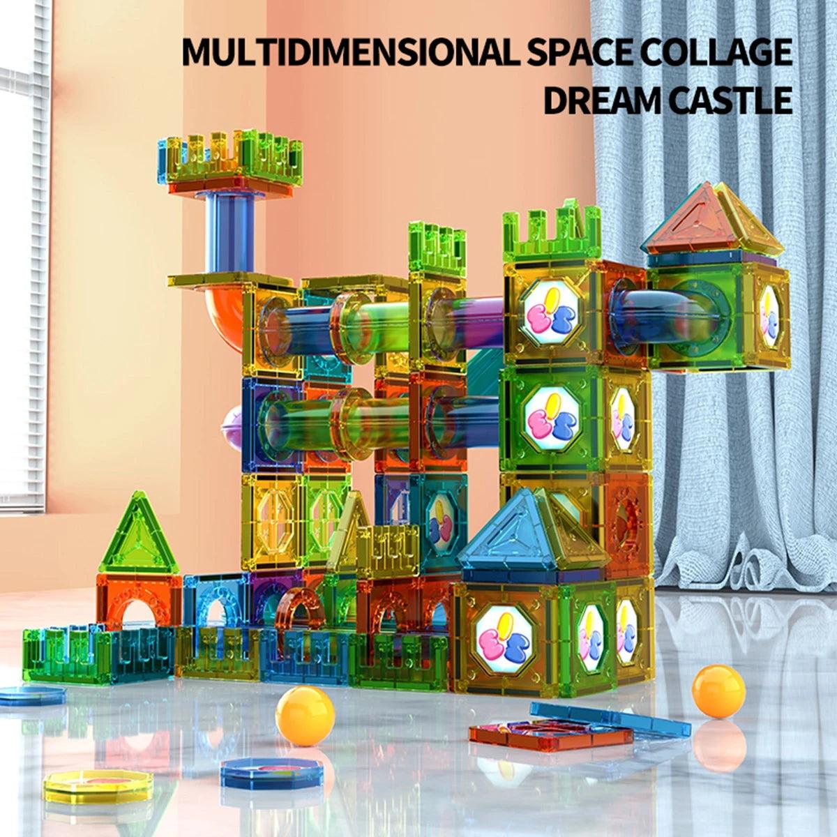  Magnetic Building Tiles STEM Toy Ages 4-6 Toylandeu 