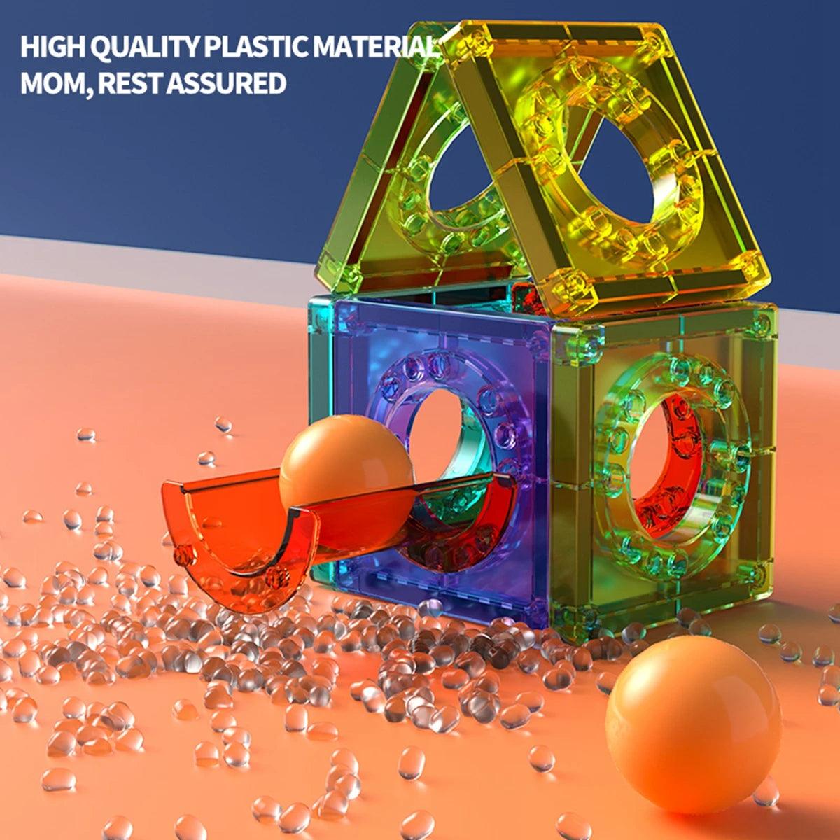  Magnetic Building Tiles STEM Toy Ages 4-6 Toylandeu 