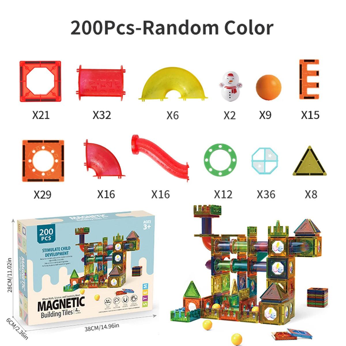  Magnetic Building Tiles STEM Toy Ages 4-6 Toylandeu 