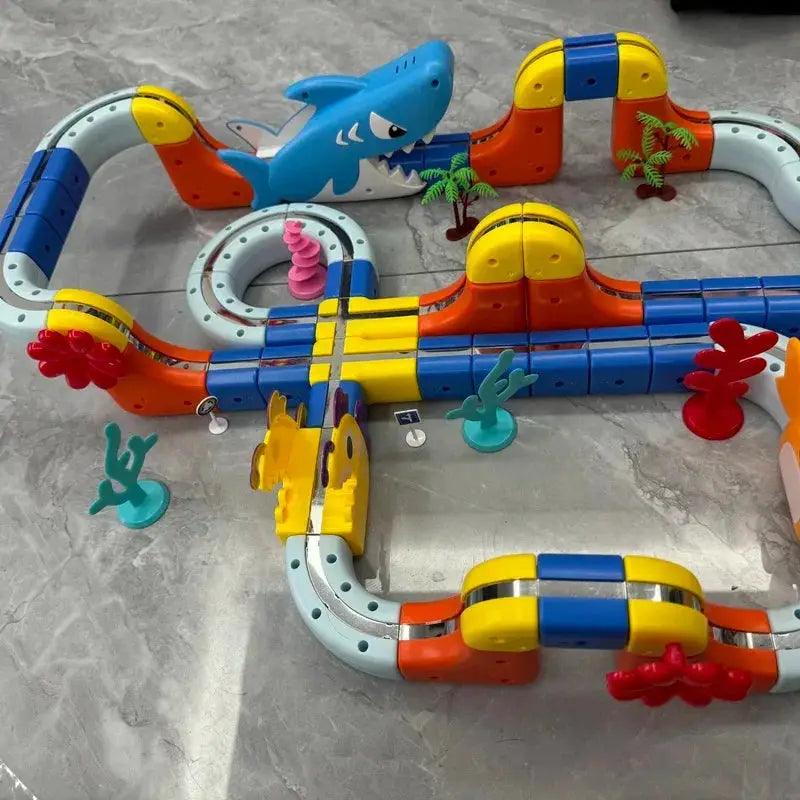  Magnetic Car STEM Train Set Montessori Educational Toy -  ToylandEU™