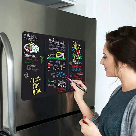 Magnetic Chalkboard Set Neon Markers Erasable -  ToylandEU™