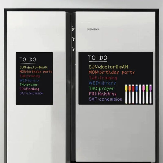  Magnetic Chalkboard Set Neon Markers Erasable -  ToylandEU™