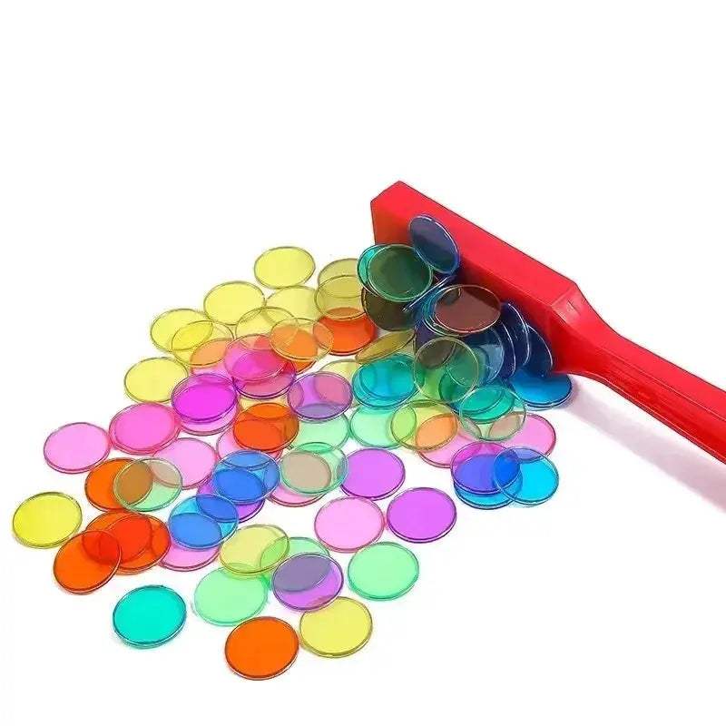 Magnetic Colorful Chips Set for Physics Science Learning - ToylandEU