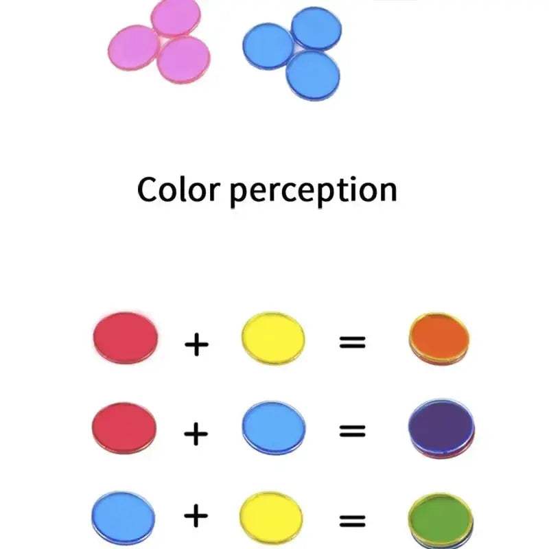 Magnetic Colorful Chips Set for Physics Science Learning - ToylandEU