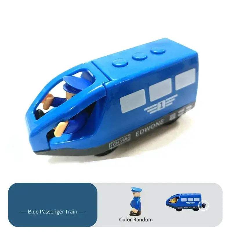  Magnetic Diecast Train Set Wooden Track Doll Included -  ToylandEU™