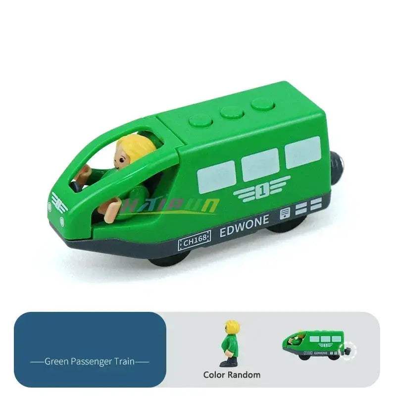 Magnetic Diecast Train Set Wooden Track Doll Included -  ToylandEU™