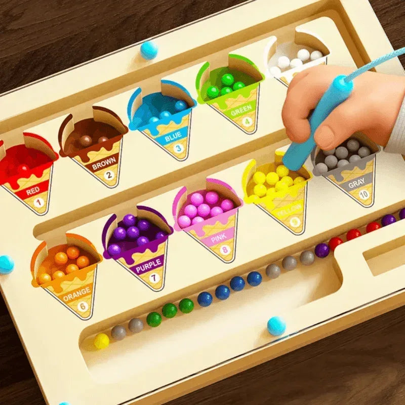 Magnetic Digital Bead Magnetic Maze Toy for Kids Ages 2-6 - ToylandEU