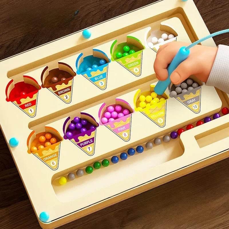 Magnetic Digital Bead Magnetic Maze Toy for Kids Ages 2-6 - ToylandEU