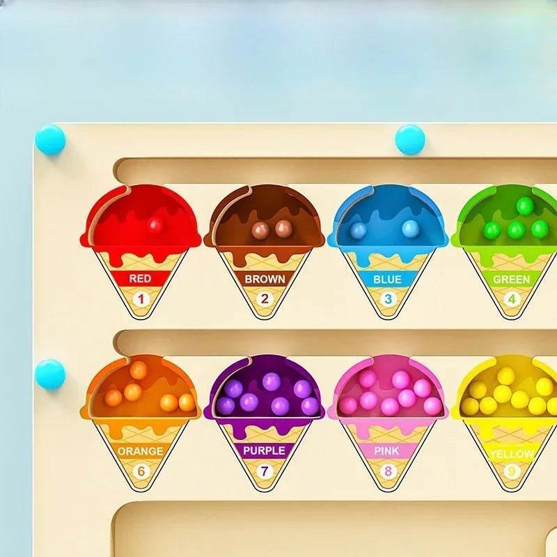 Magnetic Digital Bead Magnetic Maze Toy for Kids Ages 2-6 - ToylandEU