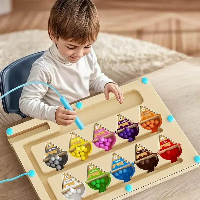  Magnetic Digital Bead Maze Toy for Ages 2-6 -  ToylandEU™