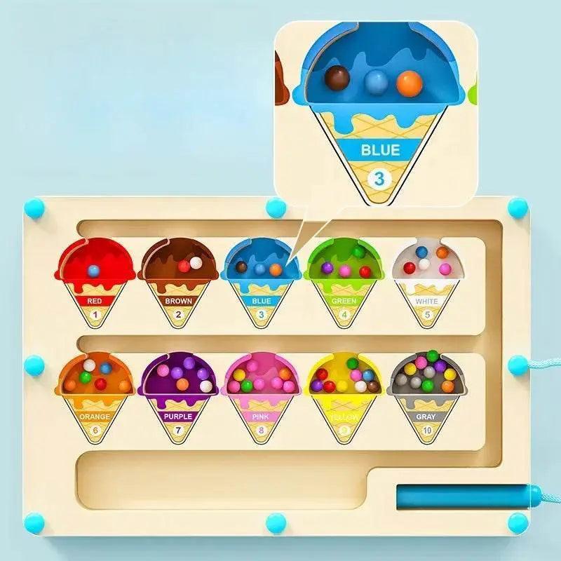  Magnetic Digital Bead Maze Toy for Ages 2-6 -  ToylandEU™