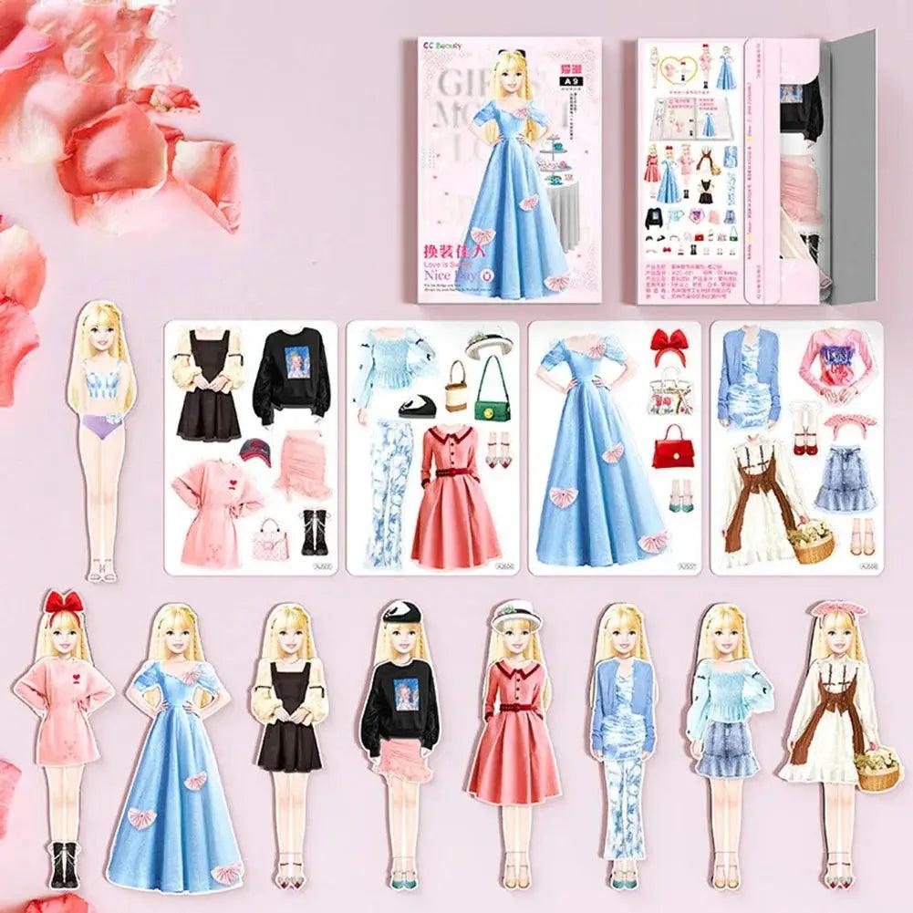  Magnetic Dress Up Princess Paper Dolls Education Set -  ToylandEU™