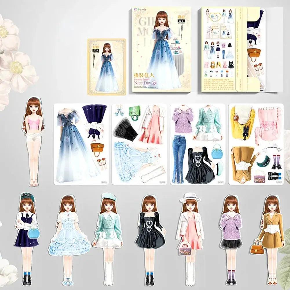  Magnetic Dress Up Princess Paper Dolls Education Set -  ToylandEU™
