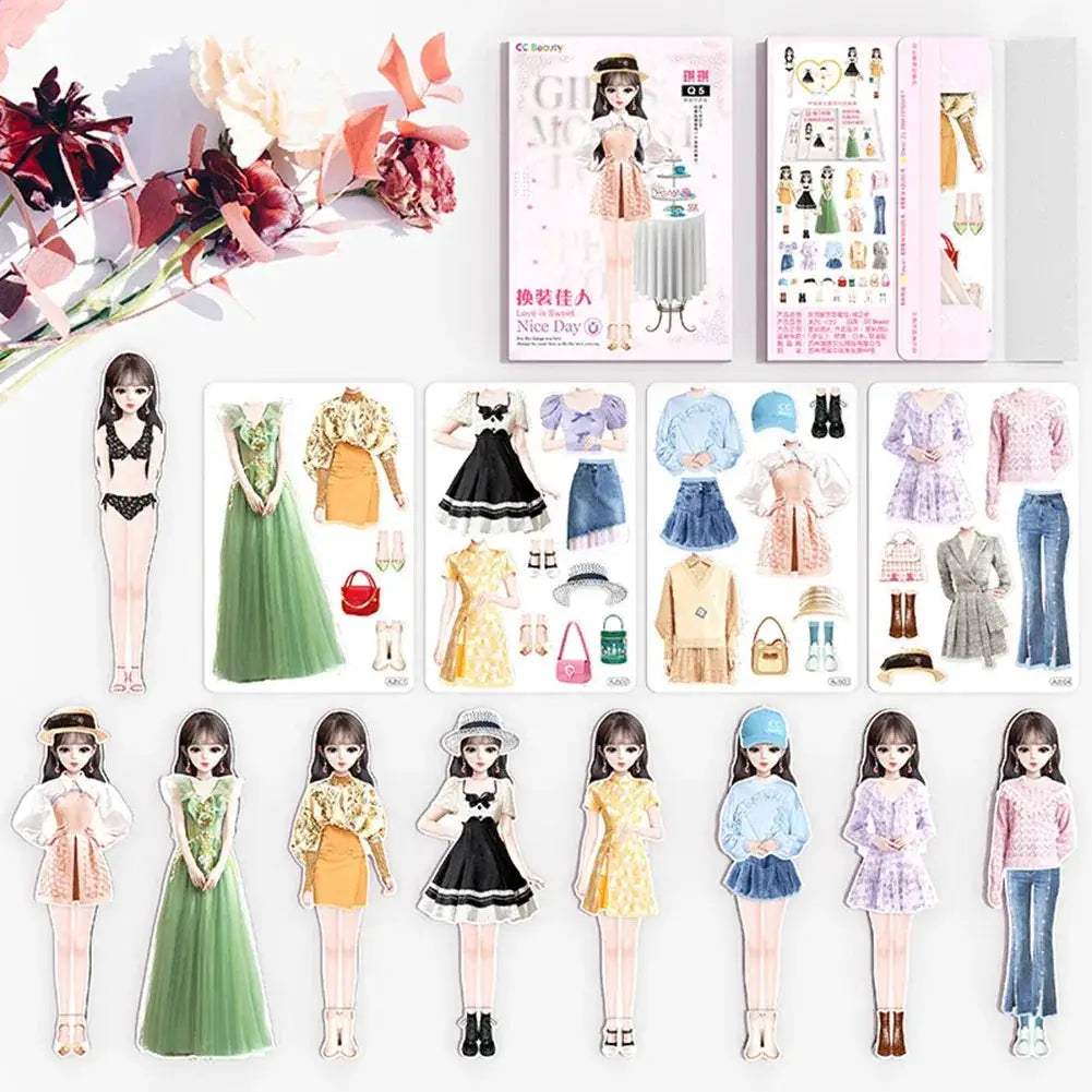Magnetic Dress Up Princess Paper Dolls For Girls Educational Set - ToylandEU
