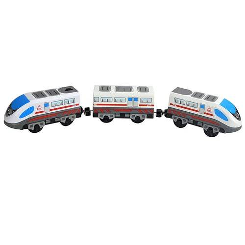 Magnetic Electric Bullet Train Set with Compatible Car Toys - ToylandEU