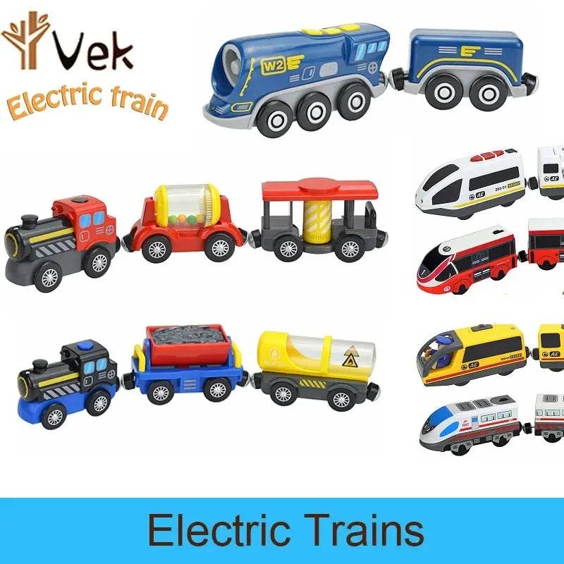 Magnetic Electric Bullet Train Set with Compatible Car Toys - ToylandEU