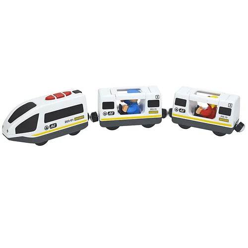 Magnetic Electric Bullet Train Set with Compatible Car Toys - ToylandEU