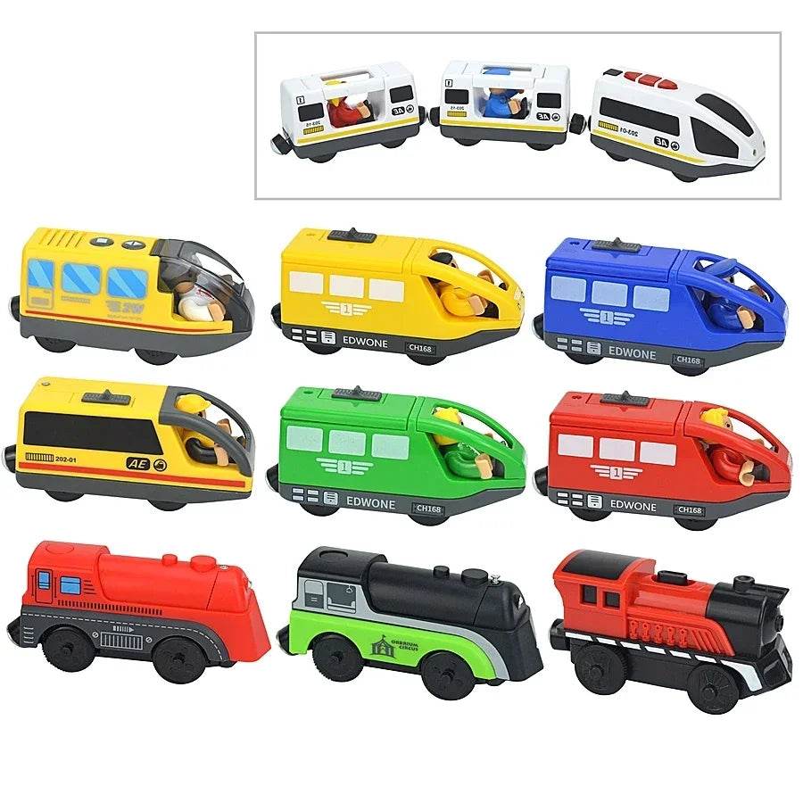 Magnetic Electric Bullet Train Set with Compatible Car Toys - ToylandEU