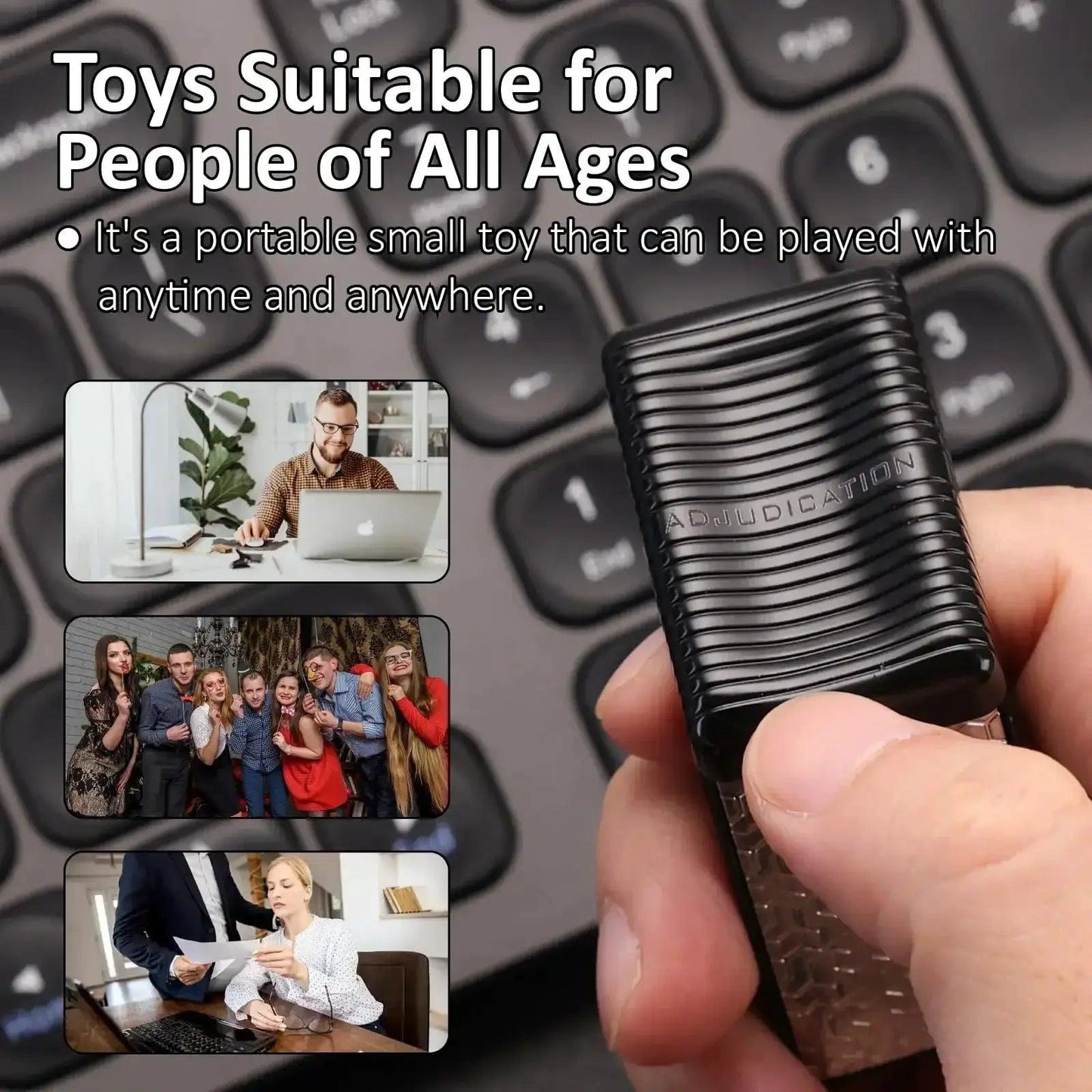  Magnetic Fidget Slider Innovative Tuning Fork Design -  ToylandEU™
