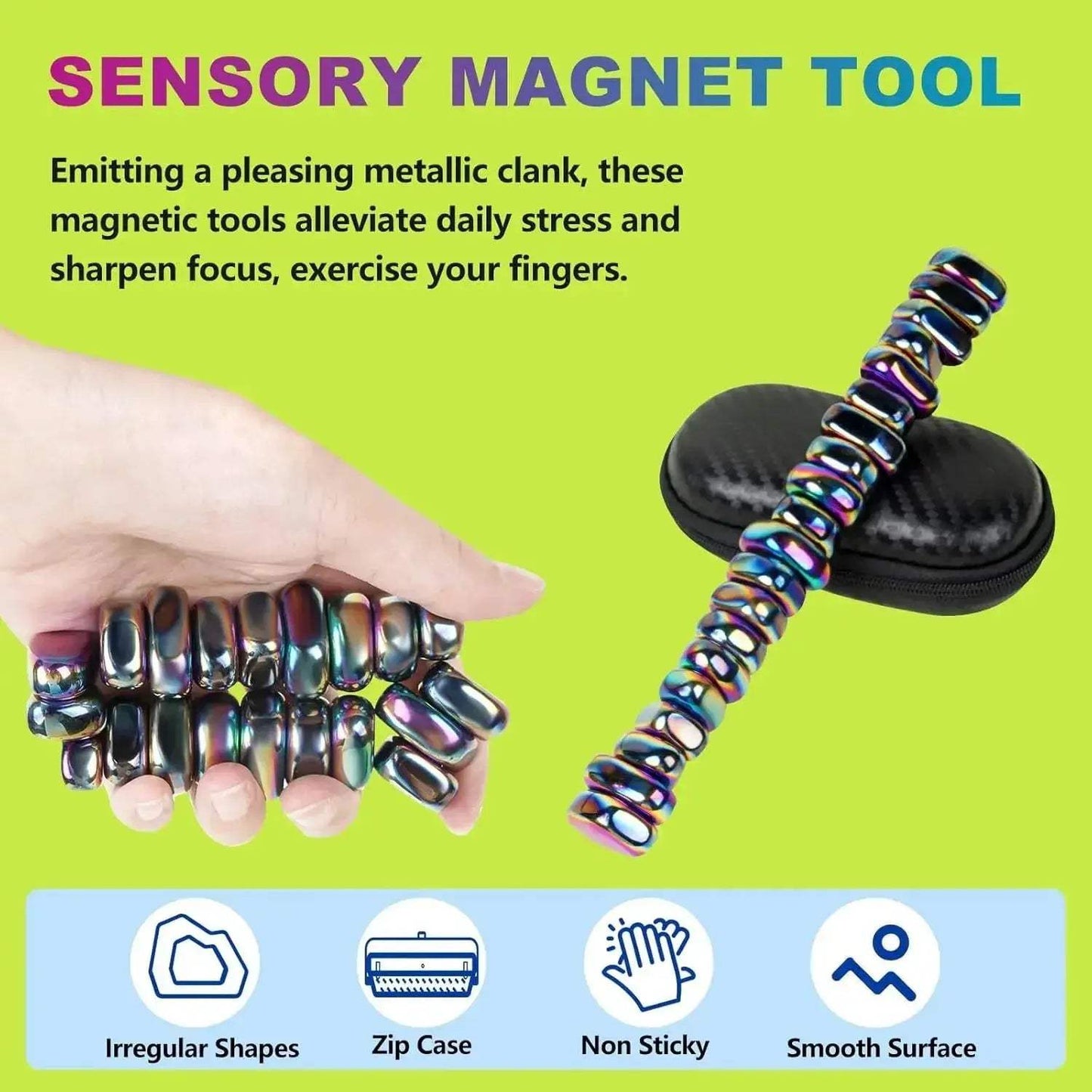 Magnetic Fidget Stones For Stress Relief And Focus - ToylandEU