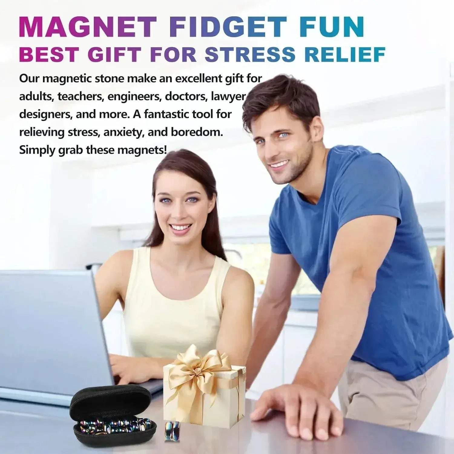 Magnetic Fidget Stones For Stress Relief And Focus - ToylandEU