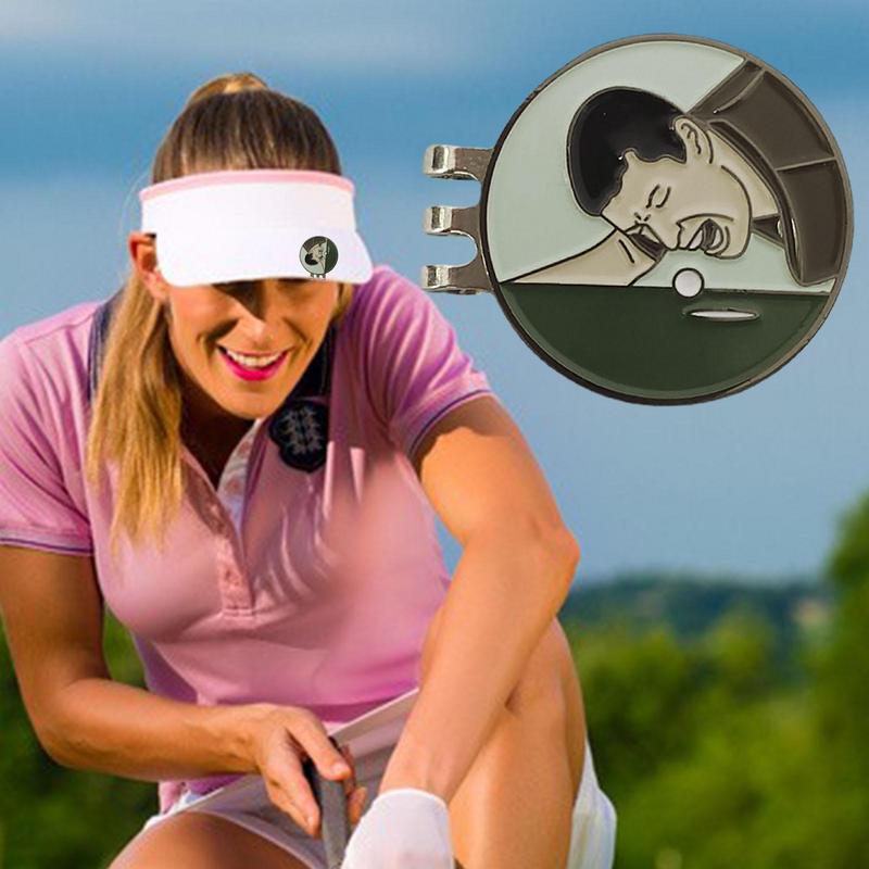 Magnetic Golf Hat Clip with Removable Marker and Electroplated Golf Ball Marker - ToylandEU