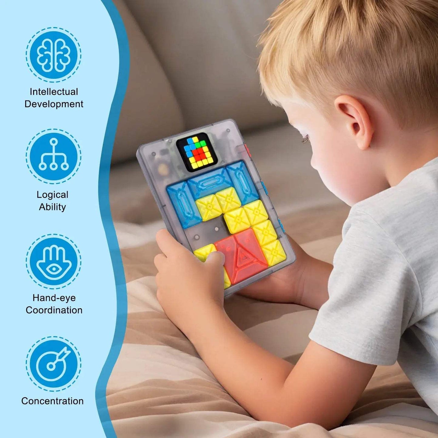 AI Huarong Road Magnetic Suction Block Sliding 500+ Levels Brain-burning Board Game Logical Thinking Training Toys Puzzle Toys - ToylandEU
