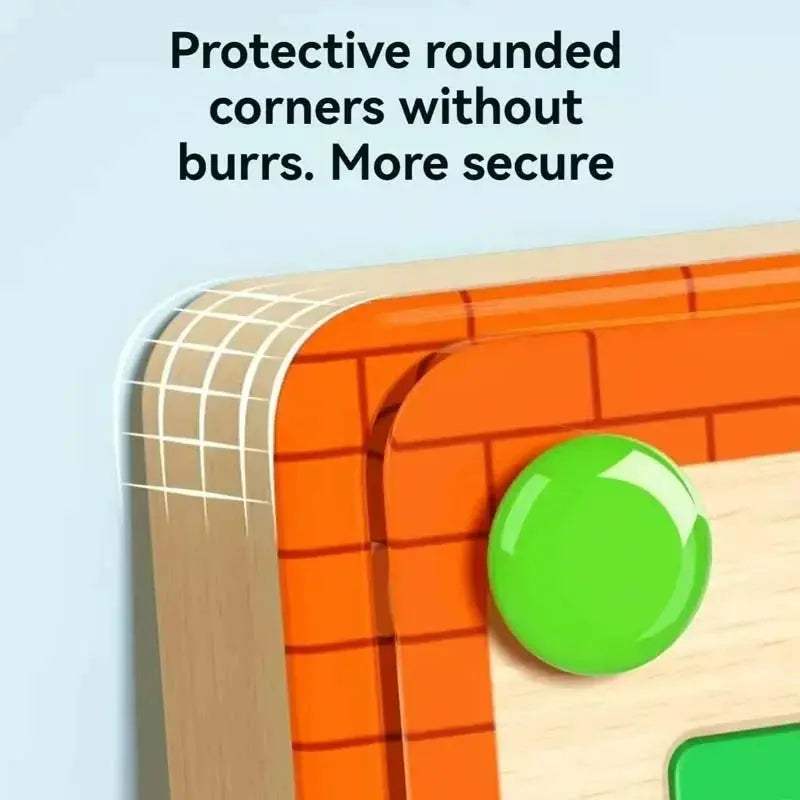 Magnetic Labyrinth Ball Toy For Preschool Fine Motor Skills - ToylandEU