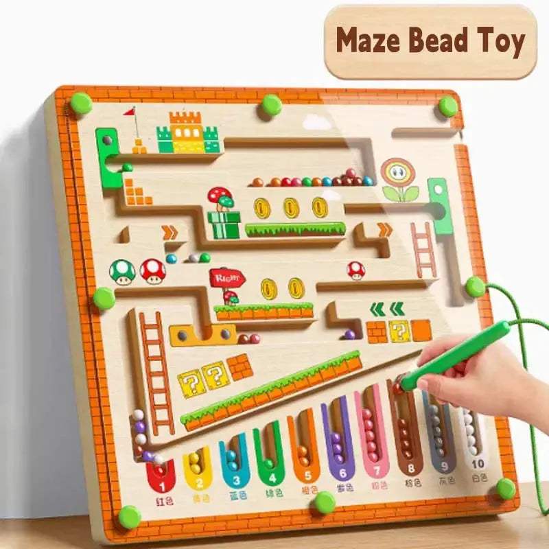 Magnetic Labyrinth Ball Toy For Preschool Fine Motor Skills - ToylandEU