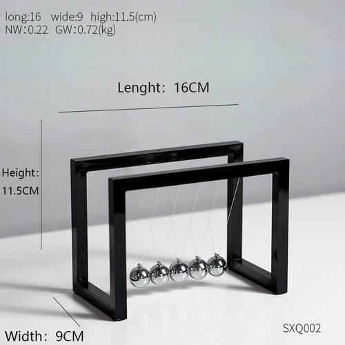 Magnetic Levitation Newton Pendulum - Elegant Nordic Home Decor Piece - ToylandEU