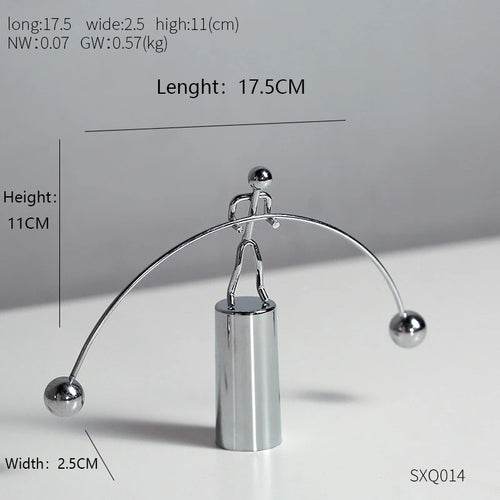 Magnetic Levitation Newton Pendulum - Elegant Nordic Home Decor Piece - ToylandEU