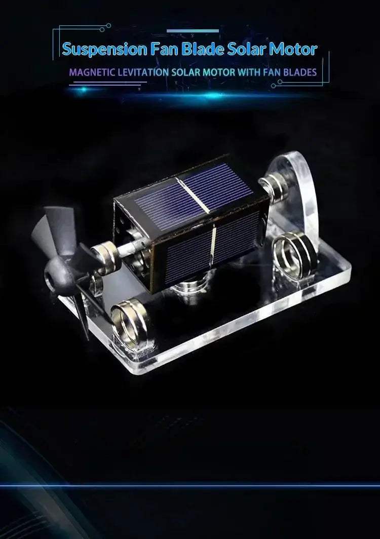 Magnetic Levitation Solar Desk Fan High Speed Educational Toy - ToylandEU