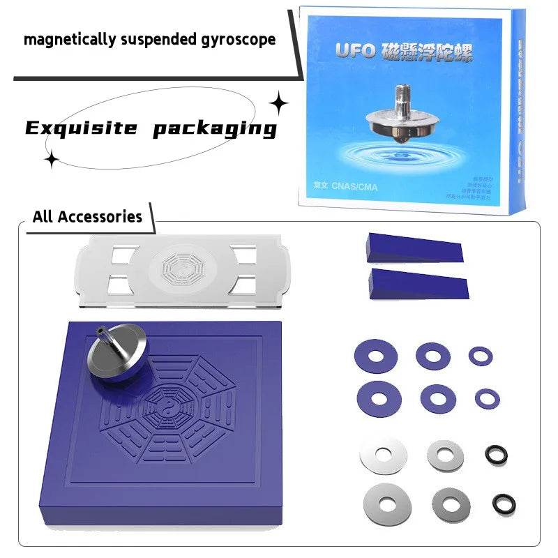 Magnetic Levitation Spinning Top - Fun Physics Toy for Smart Kids - ToylandEU