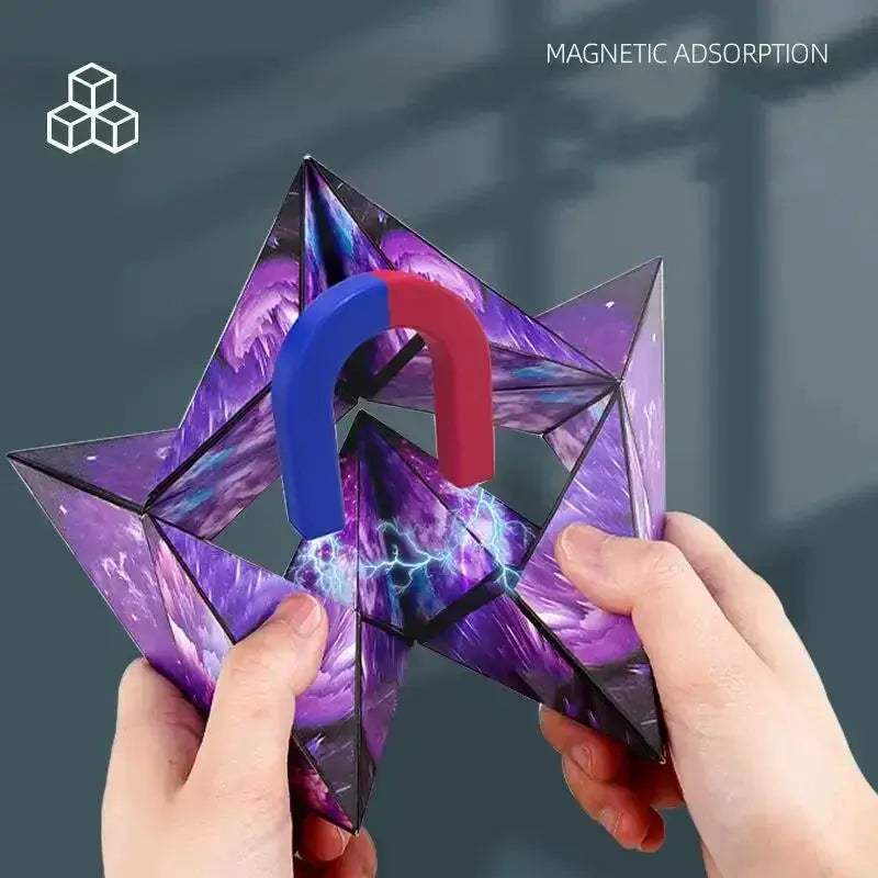 Magnetic Magic Cube Stress Relief Fidget Toy For Anxiety - ToylandEU
