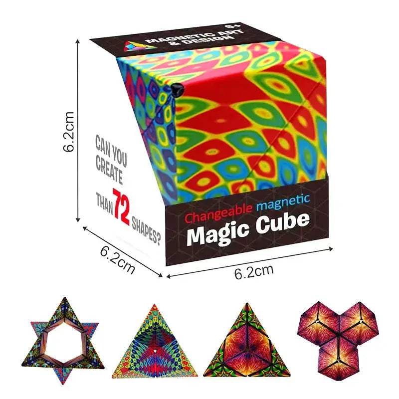 Magnetic Magic Cube Stress Relief Fidget Toy For Anxiety - ToylandEU