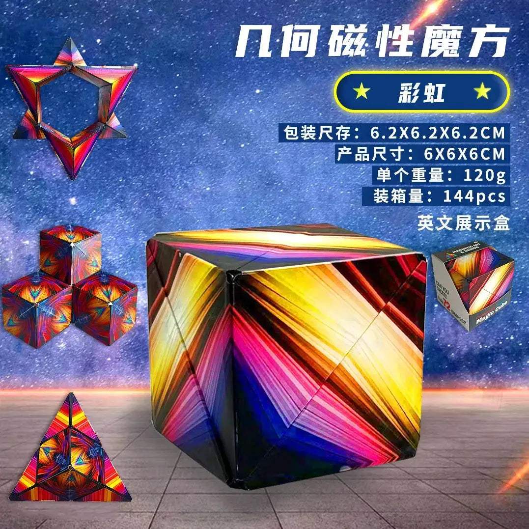 Magnetic Magic Cube Stress Relief Fidget Toy For Anxiety - ToylandEU