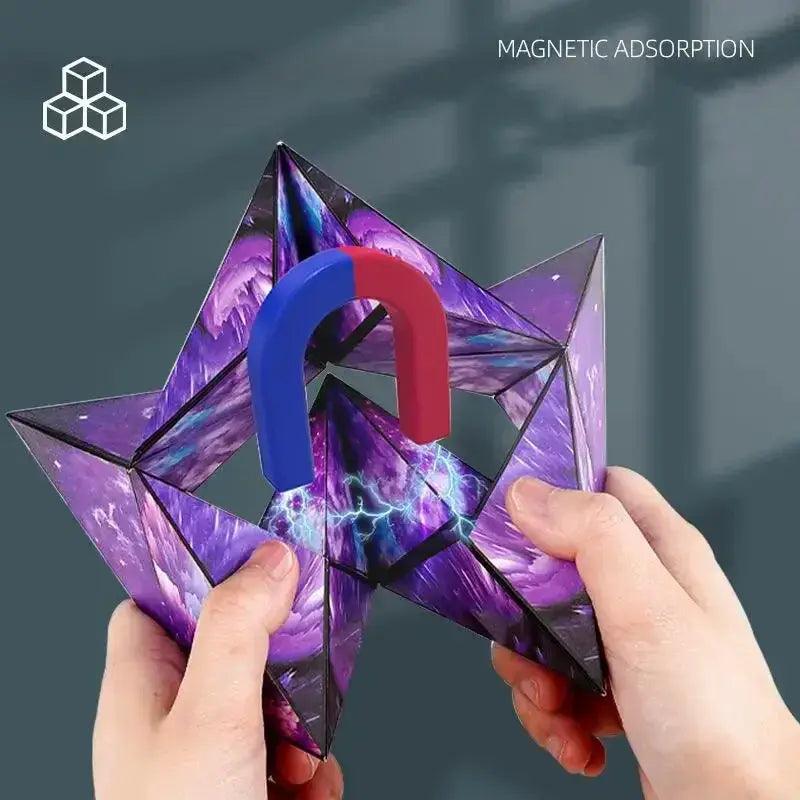  Magnetic Magic Cube Stress Relief Fidget Toy Portable -  ToylandEU™