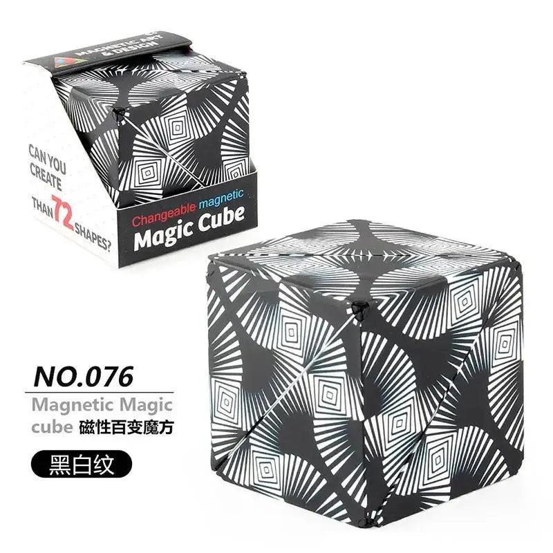  Magnetic Magic Cube Stress Relief Fidget Toy Portable -  ToylandEU™