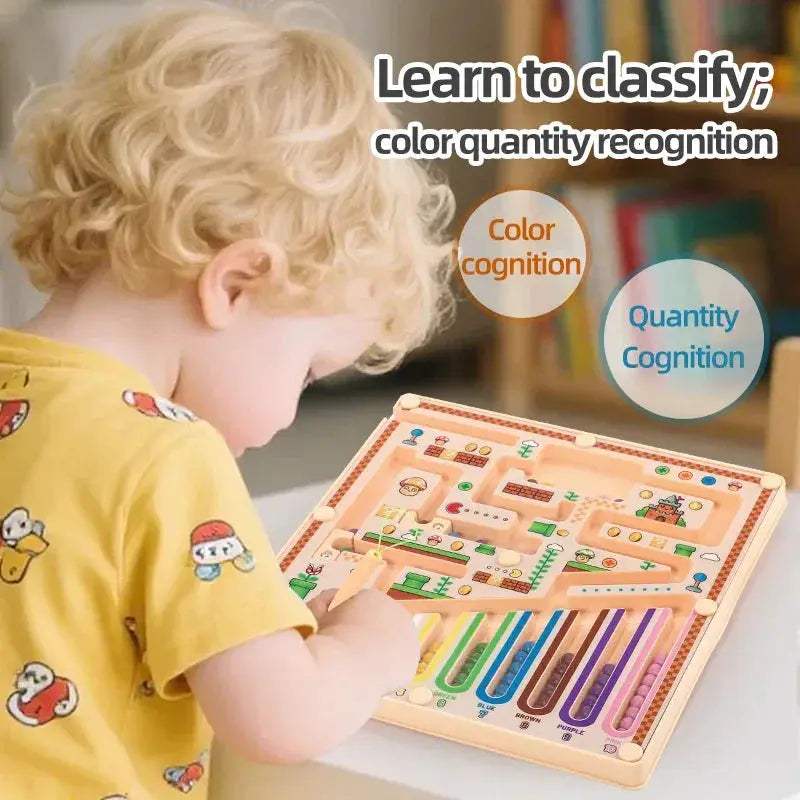 Magnetic Maze Puzzle Toy Enhances Logic And Cognitive Development - ToylandEU