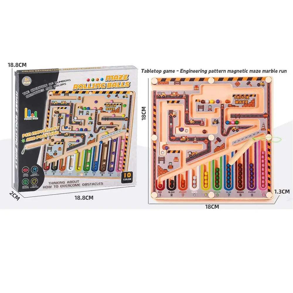 Magnetic Maze Puzzle Toy Enhances Logic And Cognitive Development - ToylandEU